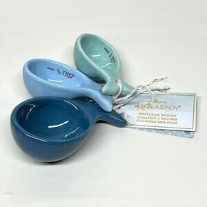 Kate Aspen Ceramic Whale Measuring Spoon Set